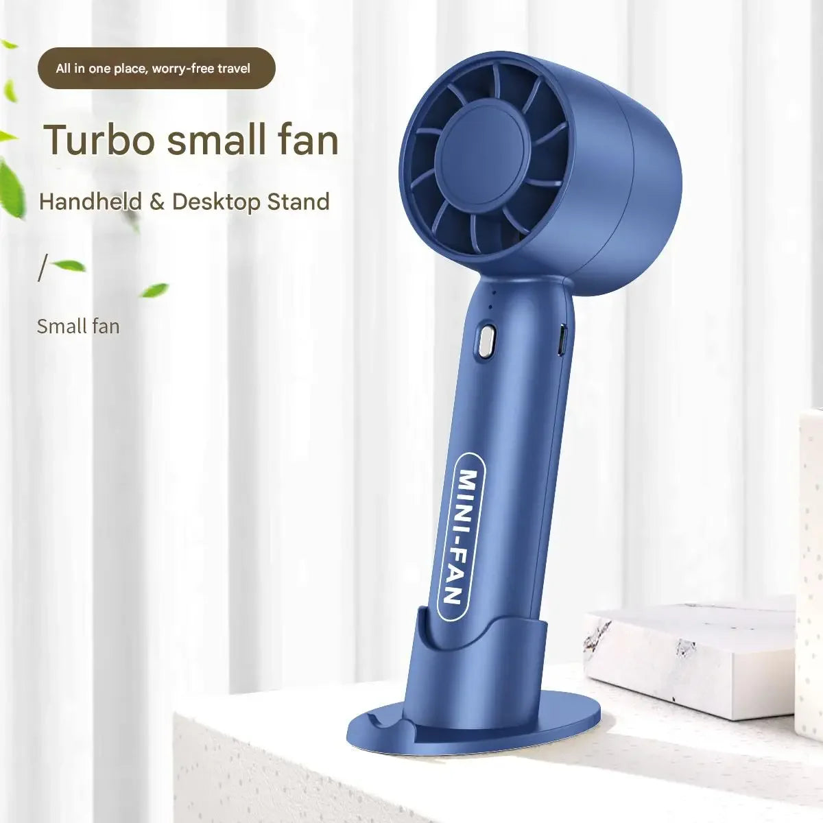Mini 2-in-1 Handheld Desktop USB Rechargeable Portable Fan Portable Handheld Fan P3