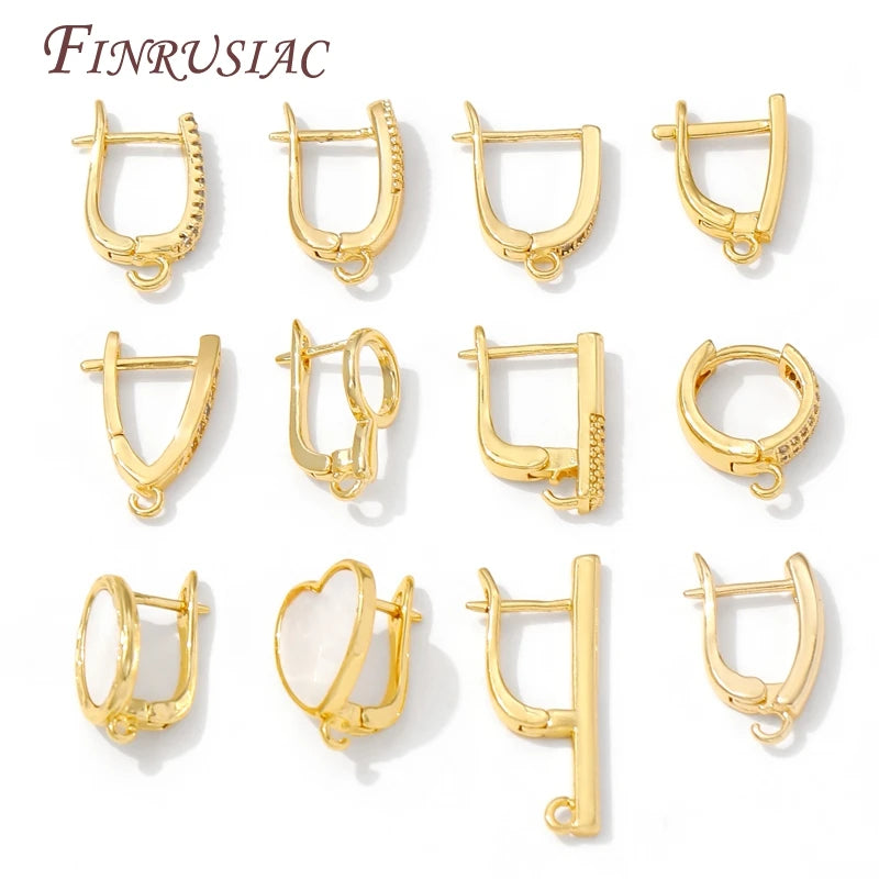 18K Gold Plated French Earring Hooks – DIY Jewelry Findings Earring Hooks Findings P3