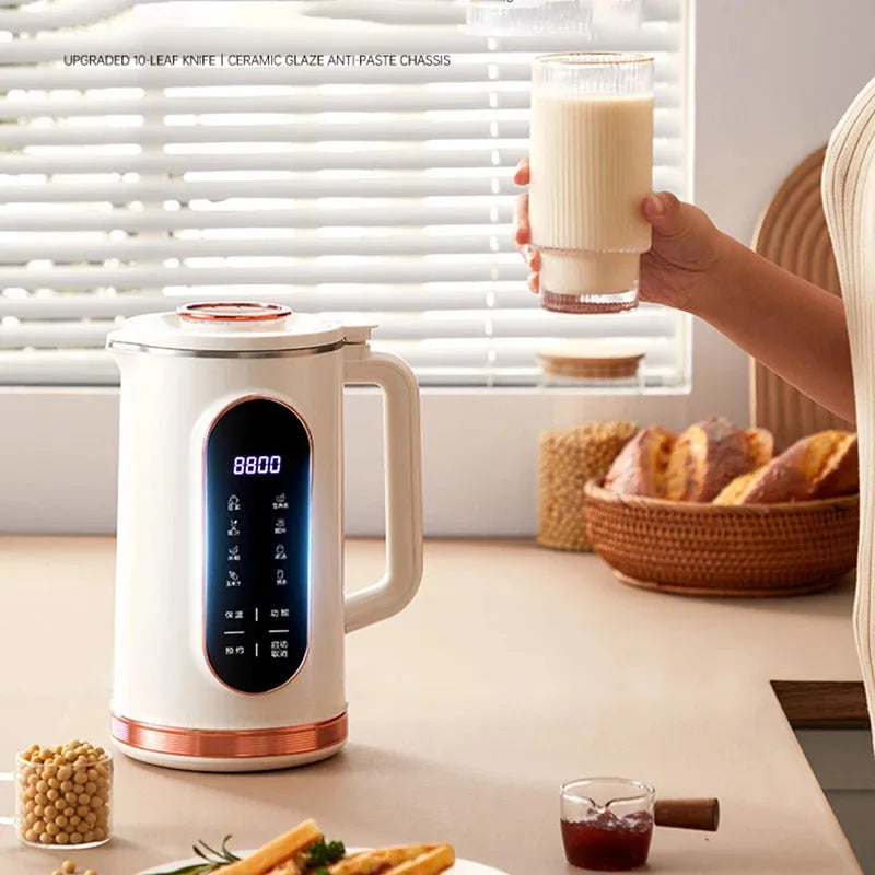 Donirt 1500ml Soy Milk Maker Blender – 10-Blade, 110/220V Soy Milk Blender P3