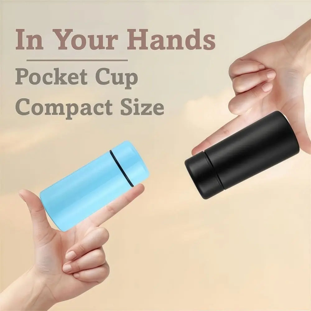 Mini Stainless Steel Pocket Thermos Cup 160ml – Portable Insulated Thermos Cup P3