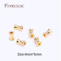 18K Gold Plated Bamboo Tube Spacer Beads 4×6mm – DIY Jewelry Jewelry Spacer Beads P3 18K gold plated 20 pcs