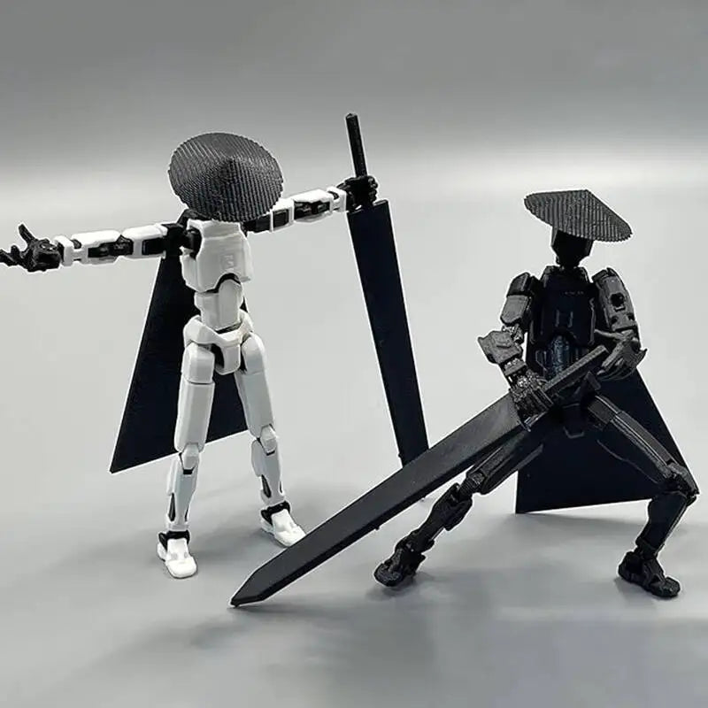 T13 Lucky13 3D Printed Multi-Jointed Robot Action Figure Action Figure P3