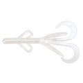 B&U Soft Crayfish Shrimp Creature Baits – Floating Bass Lures Soft Fishing Lure P3 white 4pcs-110mm-5.5g