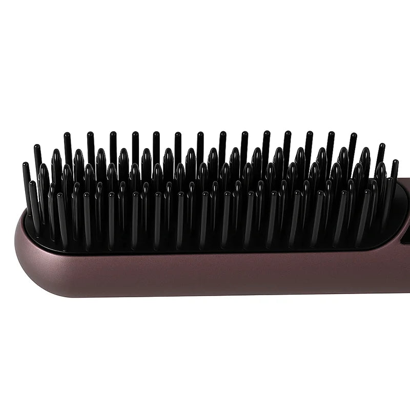 Cordless Ionic Hair Straightener Brush – Infrared Rechargeable Hair Straightener Brush P3