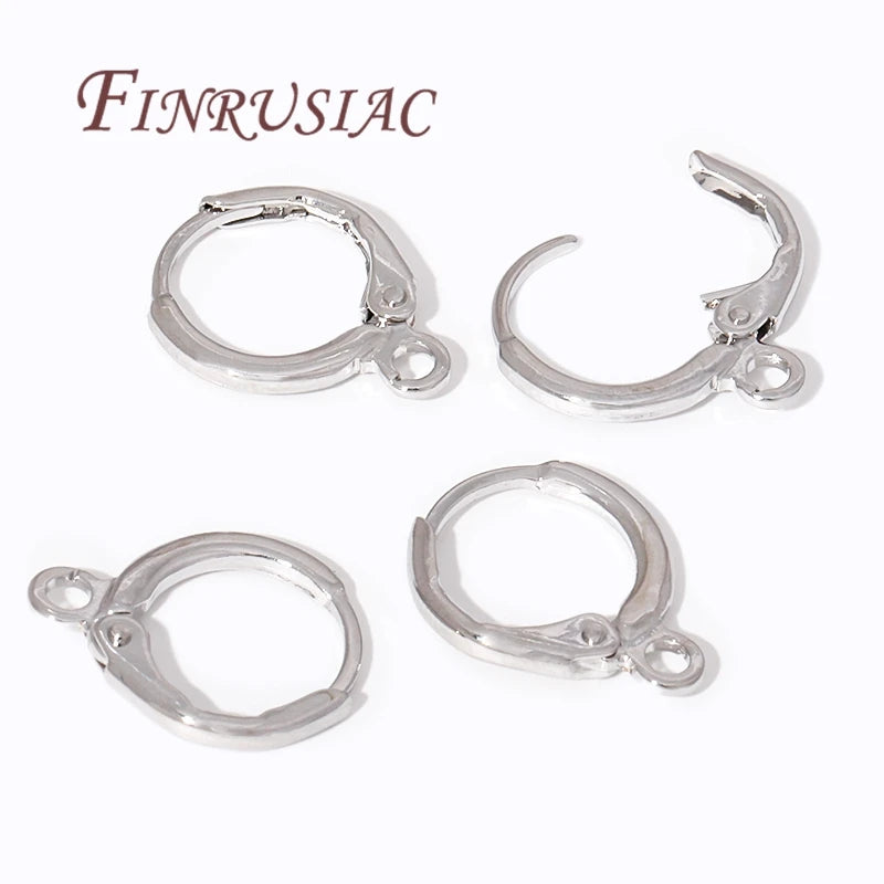 18K Gold Plated Brass Earring Hooks – DIY Jewelry Findings Earring Findings P3