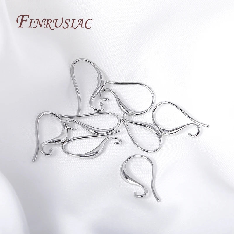 18K Gold Plated Earring Hooks Outside Loop – DIY Ear Wire Earring Findings P3