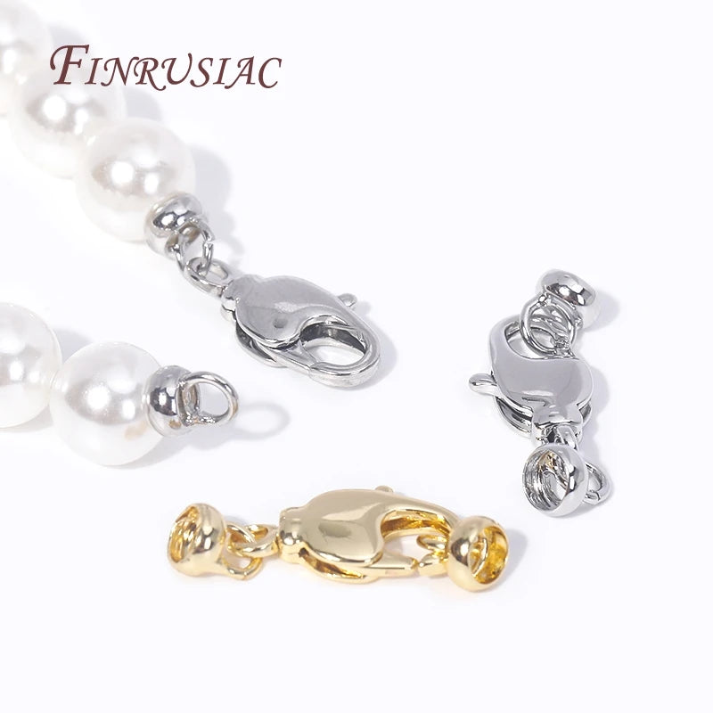 18K Gold Plated Brass Lobster Clasps – DIY Jewelry Findings Jewelry Clasps P3