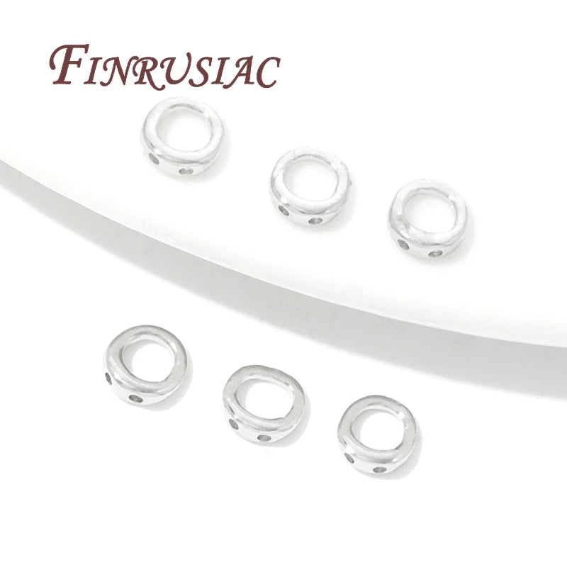 20Pcs 18K Gold Plated 2-Hole Connector Rings | DIY Jewelry Findings Jewelry Connector Findings P3