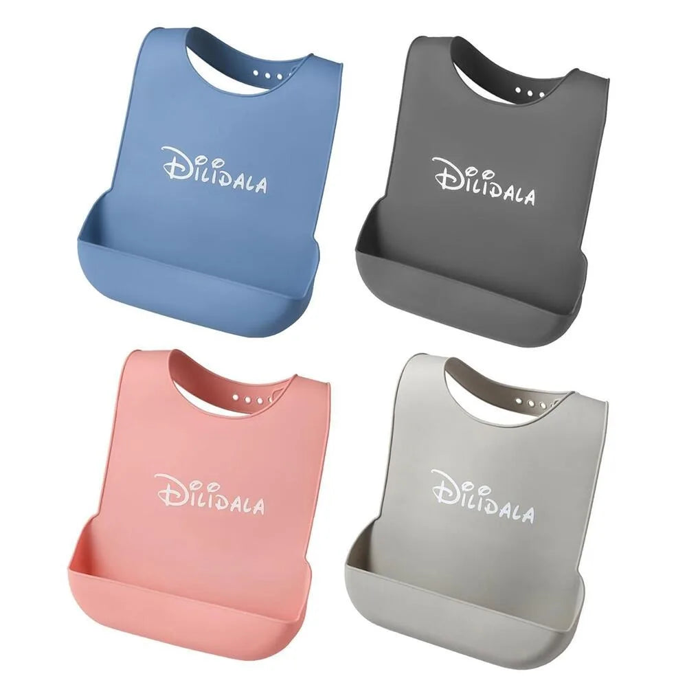 Waterproof Silicone Adult Bib – Reusable Eating Protector Adult Bib P3 Blue