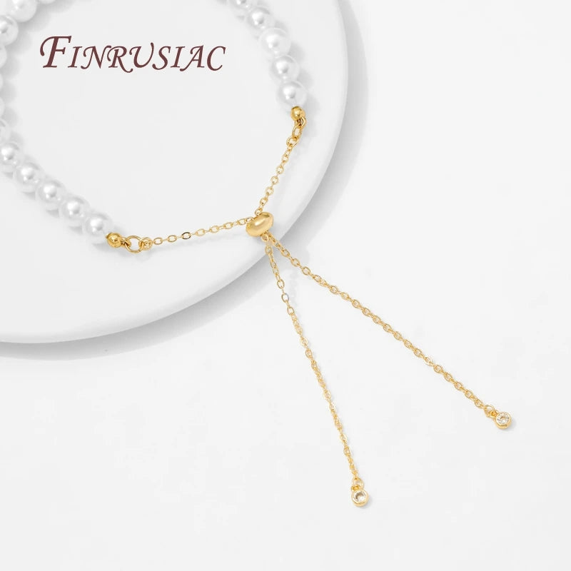 18K Gold Plated Sliding Adjustable Bracelet Chain | DIY Jewelry Jewelry Making Chain P3