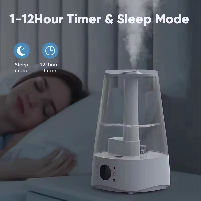 4.5L Hybrid Cool & Warm Mist Humidifier | App-Controlled Diffuser Ultrasonic Humidifier P3