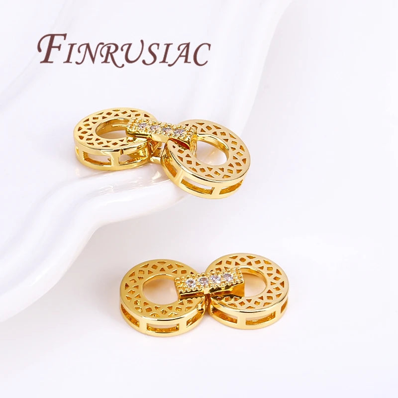 18K Gold Plated Clasp – Bracelet & Necklace DIY Connector Jewelry Clasp Connector P3