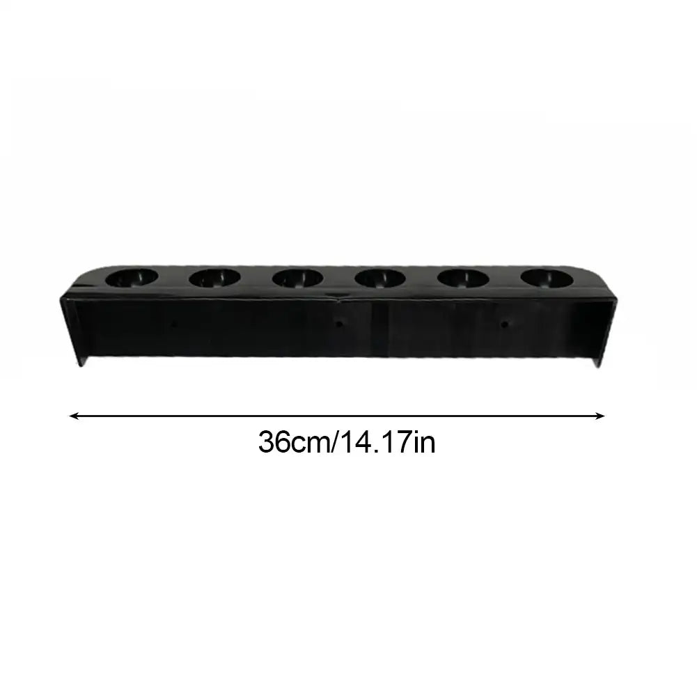 Wall-Mounted Pool Cue Holder – 6-Slot Billiard Cue Rack Pair Billiard Cue Rack P3