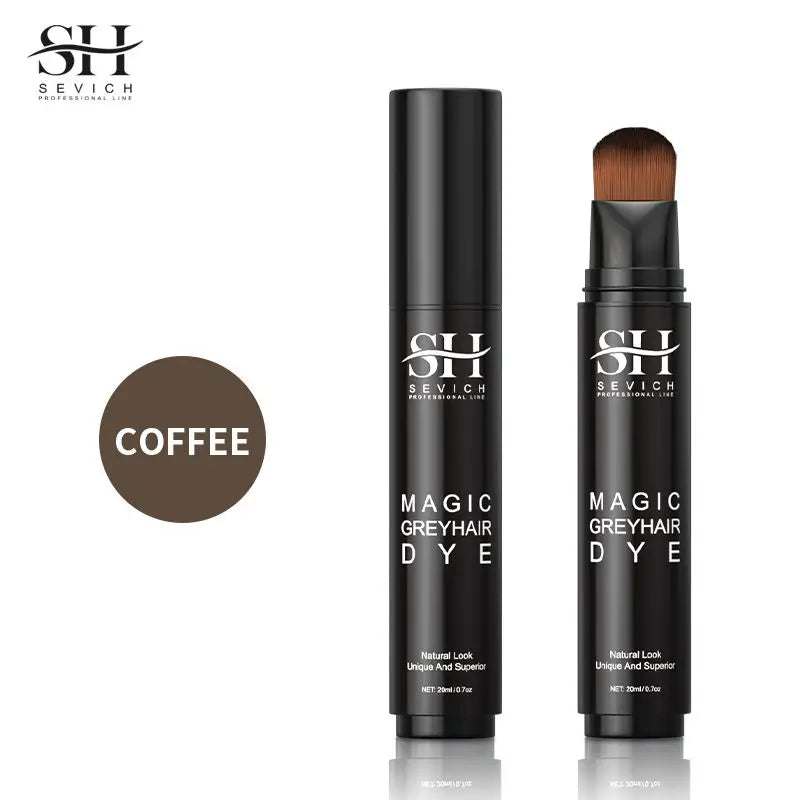 Sevich Temporary Hair Color Pen – Covers Grey & White Hair Hair Color Pen P3 Coffee