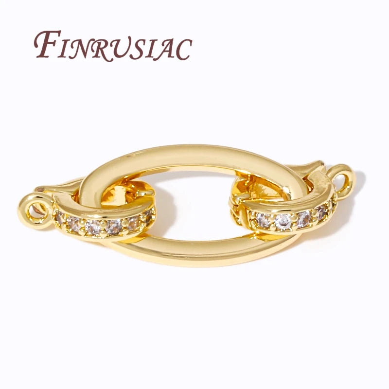 18K Gold Plated Pearl Clasp Connector – DIY Jewelry Findings Jewelry Clasp Findings P3