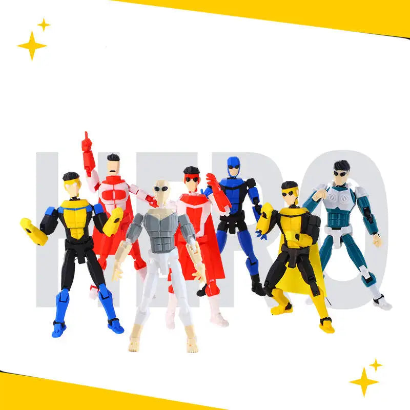 3D Printed Articulated Invincible Mark Figure | Collectible Toy Collectible Action Figure P3
