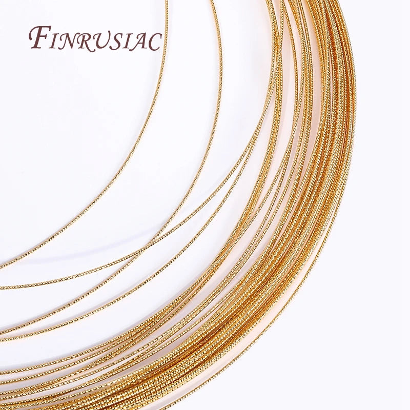 18K Gold Plated Copper Beading Wire – DIY Jewellery Making Jewellery Making Wire P3