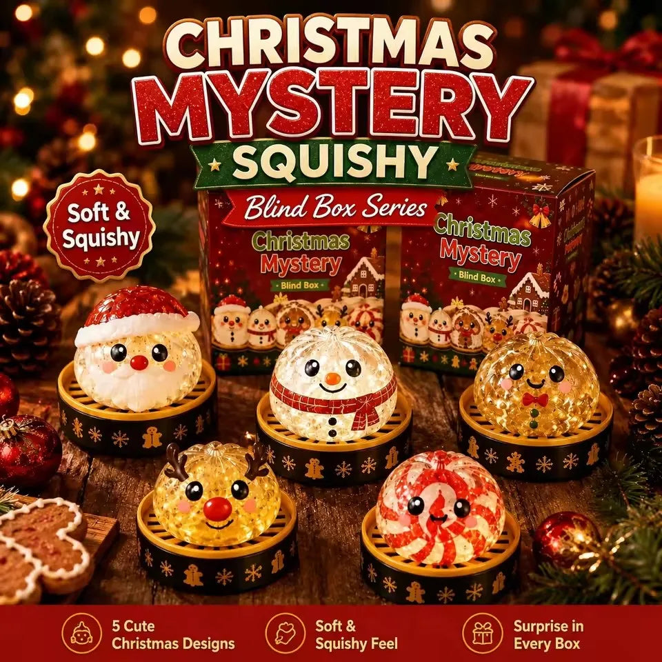 Christmas Bao Dumpling Squishy Mystery Box – Slow Rising Toy Squishy Fidget Toy P3