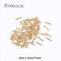 18K Gold Plated Brass Tube Beads | DIY Bracelet & Necklace Making Jewelry Making Beads P3 18K Gold Plated-7MM 100 Pieces