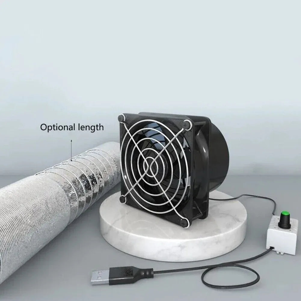Adjustable Solder Fume Extractor Fan with 1M Duct | USB Powered Fume Extractor Fan P3