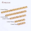 18K Gold Plated Diamond Cut Tube Spacer Beads | DIY Jewelry Jewelry Spacer Beads P3 18K Gold Plated 1.5x15mm-50pcs