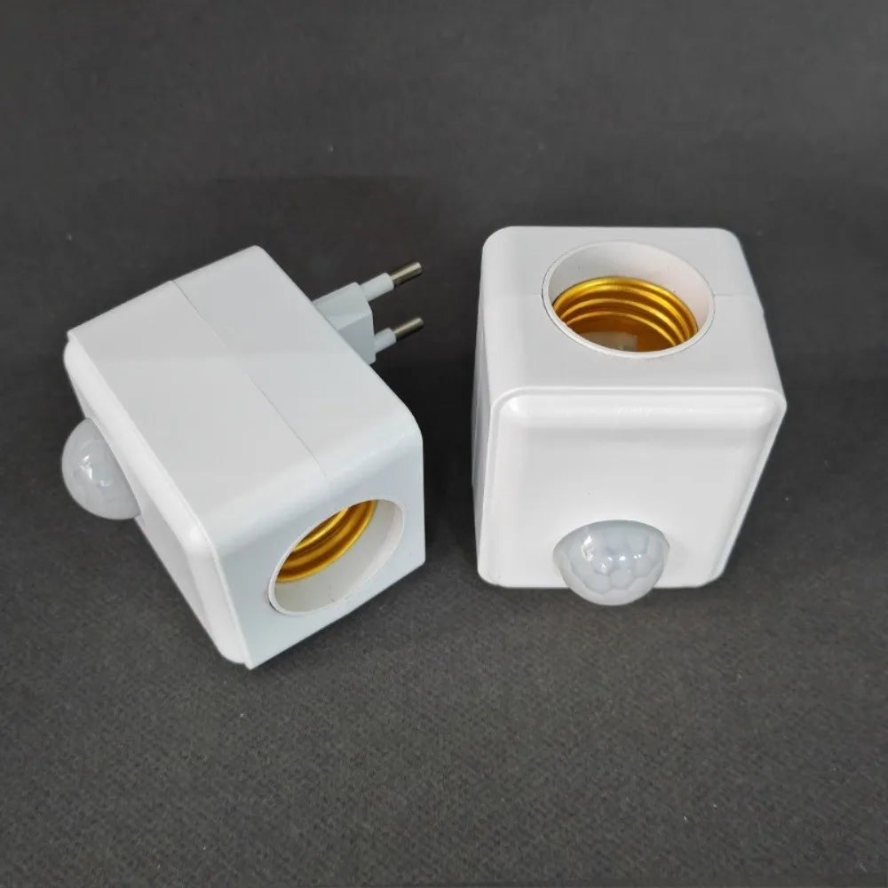 E27 Motion Sensor Lamp Socket – Smart PIR Auto Bulb Holder Motion Sensor Socket P3
