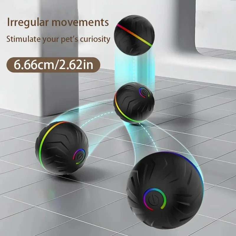 NOCCLILI Interactive Dog Toy – Rolling, Lights & 4Hr Battery Interactive Dog Toy P3