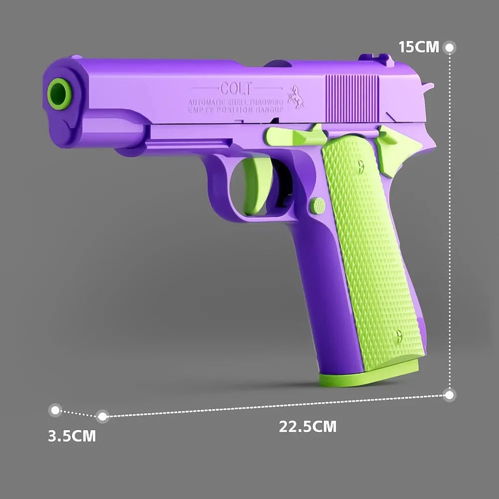 NOCCLILI Shell-Ejecting Simulation Pistol Fidget Toy | Adults Simulation Fidget Toy P3