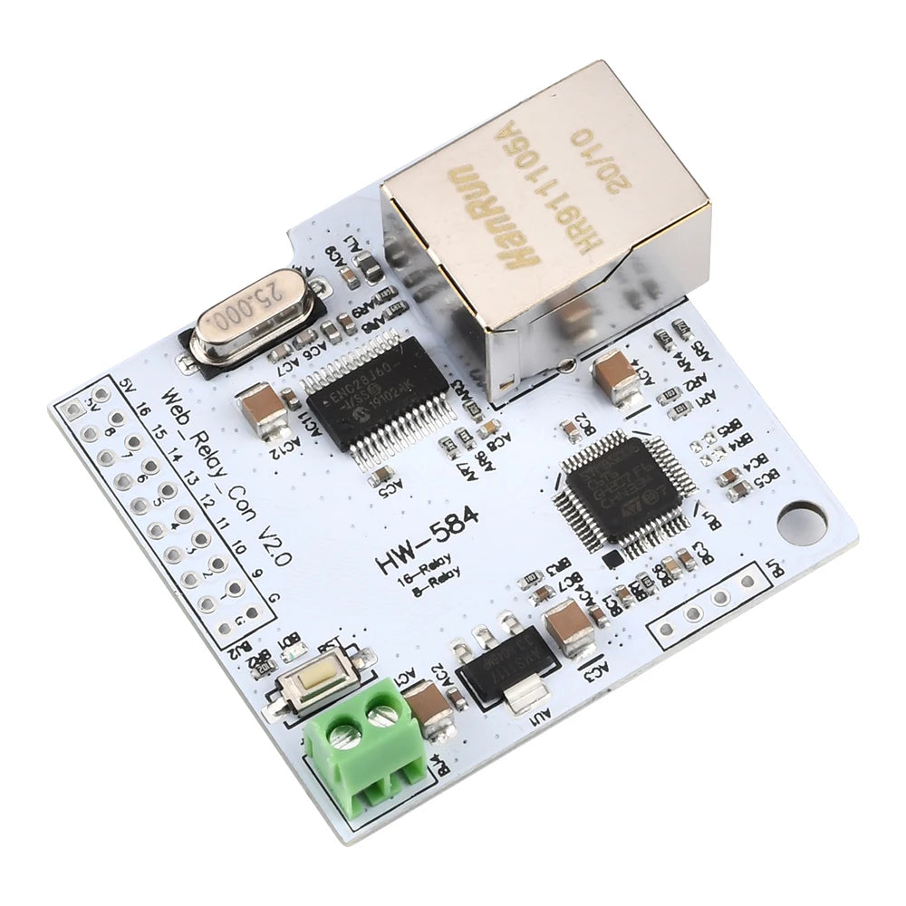 16-Channel ENC28J60 Network Relay Module | Remote Power Control Network Relay Module P3