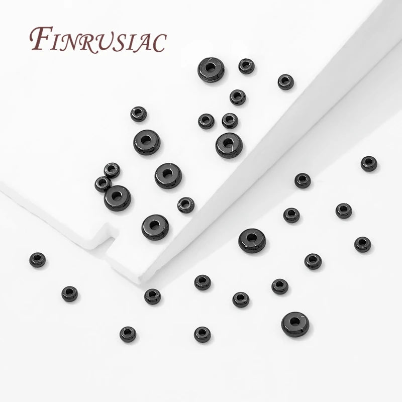Black Plated Brass Spacer Beads 3mm 5mm – DIY Jewelry Findings Jewelry Spacer Beads P3