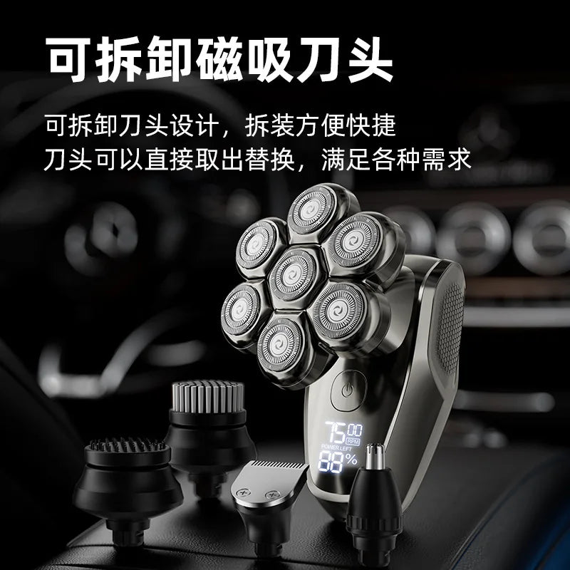 7-Blade Electric Shaver for Men – USB-C Rechargeable Electric Shaver P3