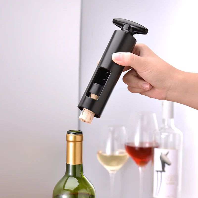 CLITON Wine Bottle Opener & Corkscrew with Foil Cutter Wine Opener Set P3