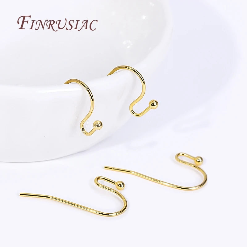18K Gold Plated Earring Settings & Findings – DIY Jewelry Kit Earring Findings P3