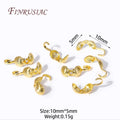 18K Gold Plated Star Double-Cup Bead Tips | DIY Jewelry Findings Jewelry Findings P3 18K Real Gold Plated 30 Pieces