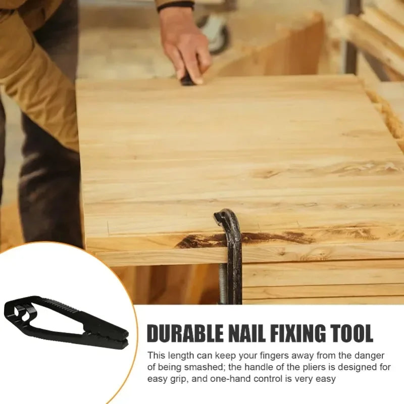 Nail Fixer Sliding Joint Pliers – Finger Guard Woodworking Tool Nail Holder Pliers P3