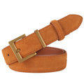 Women's Genuine Leather Belt – Alloy Pin Buckle | Cowhide Leather Fashion Belt P3 Brown