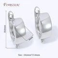 18K Gold Plated CZ Huggie Hoop Earring Clasp – DIY Findings Earring Jewelry Findings P3 Rhodium Plated 1 pair