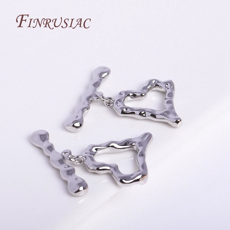18K Gold Plated Heart Toggle Clasp – DIY Jewelry Making Jewelry Clasp Finding P3