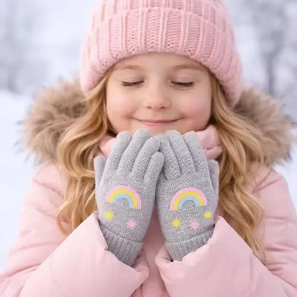 Kids Cartoon Animal Knitted Winter Gloves | Boys & Girls Kids Knitted Gloves P3