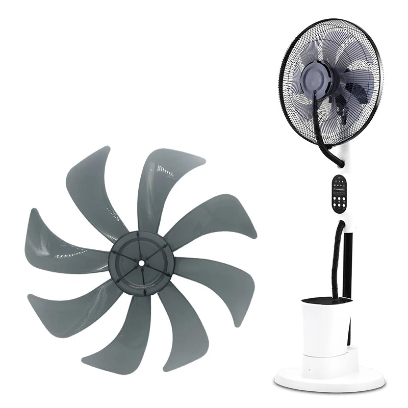 Portable Mist Evaporative Pedestal Stand Fan – 5-Blade 40W Pedestal Stand Fan P3 Default Title