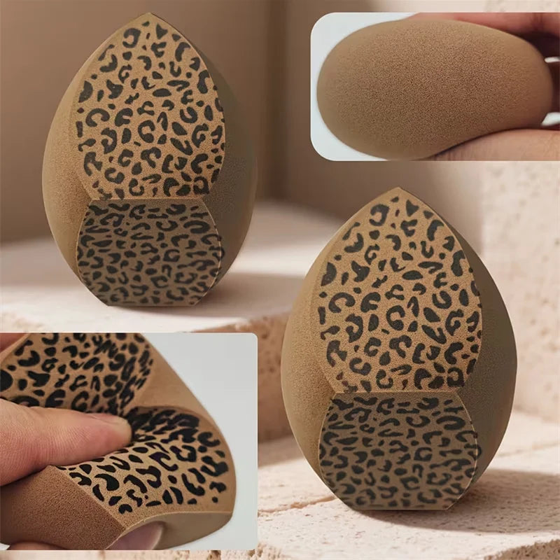 Extra Large Leopard Print Makeup Sponge | Wet & Dry Blender Makeup Blending Sponge P3