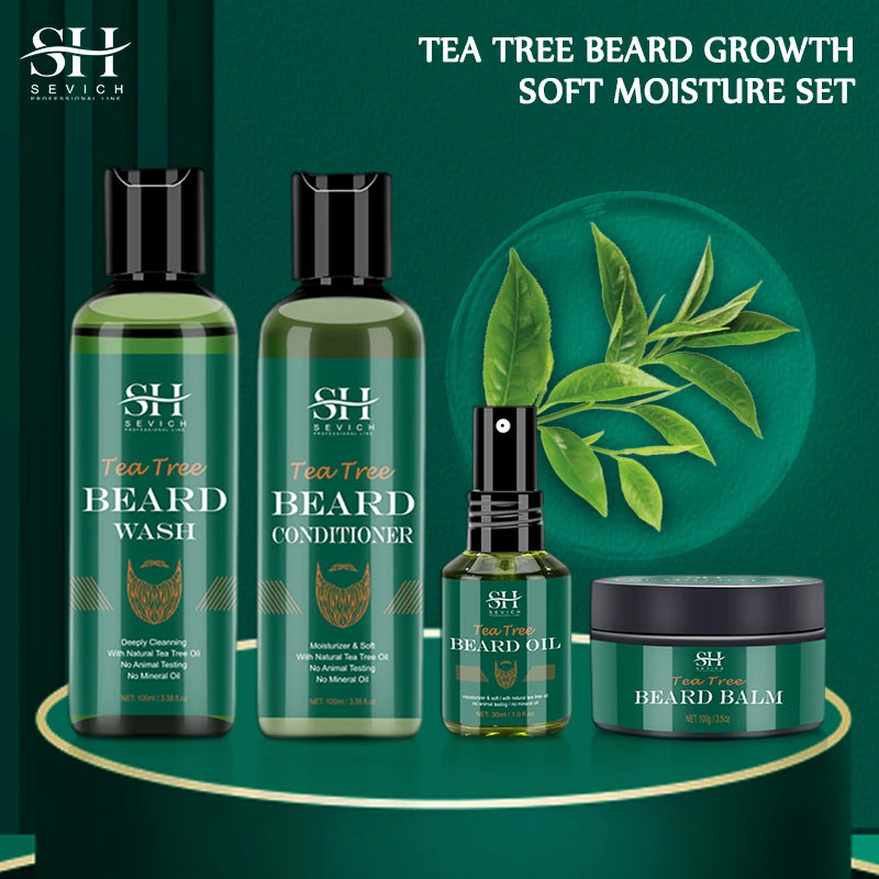 Sevich Tea Tree Beard Growth Essence & Oil – 100ml Beard Growth Essence P3
