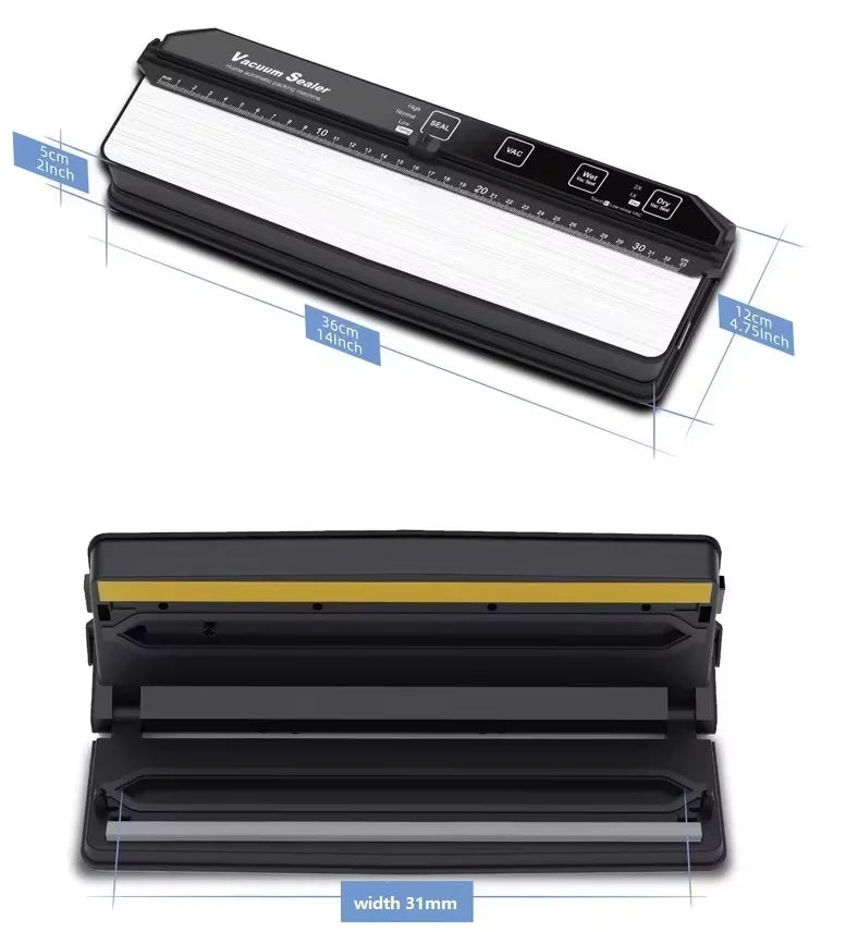 Double Pump Food Vacuum Sealer Machine with Storage Bags Food Vacuum Sealer P3
