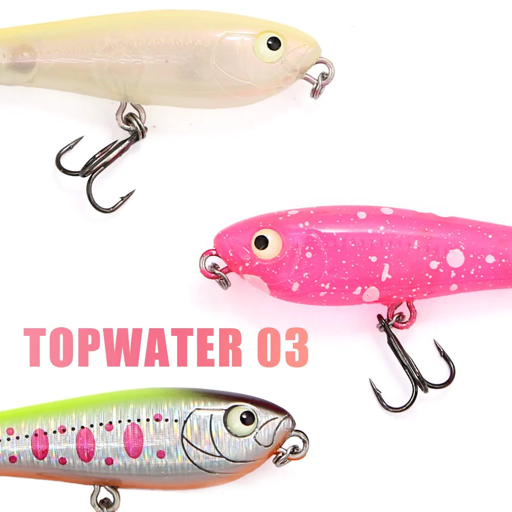 B&U Floating Pencil Topwater Lure – Fresh & Saltwater Topwater Fishing Lure P3