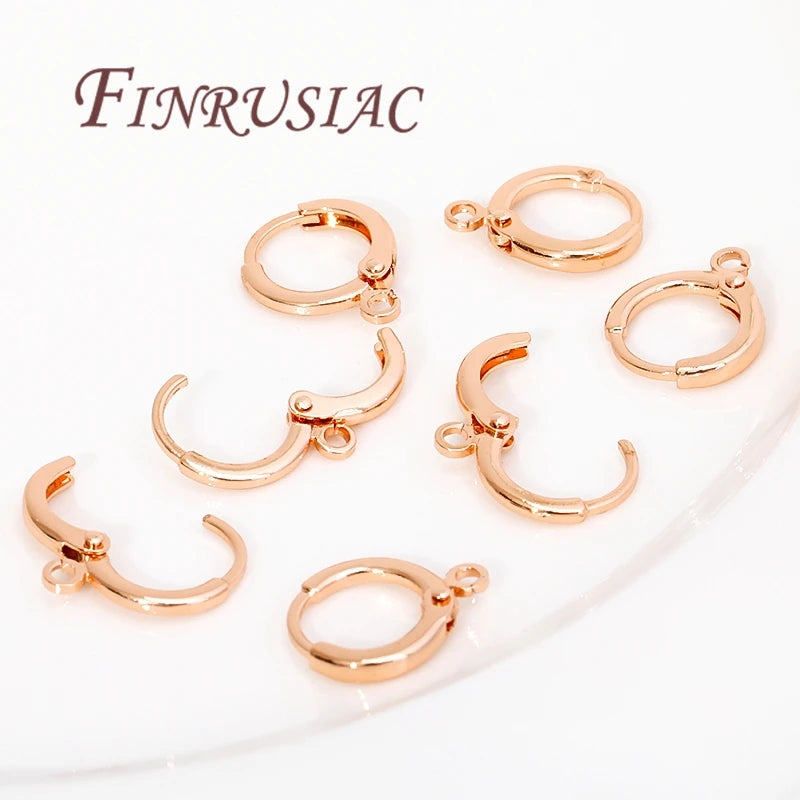 Gold Plated Hypoallergenic Earring Hooks 10pcs – DIY Jewelry Earring Hooks Findings P3