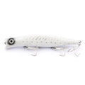 B&U 124mm Floating Minnow Lure – Seabass Wobbler Long Cast Fishing Hard Lure P3 white