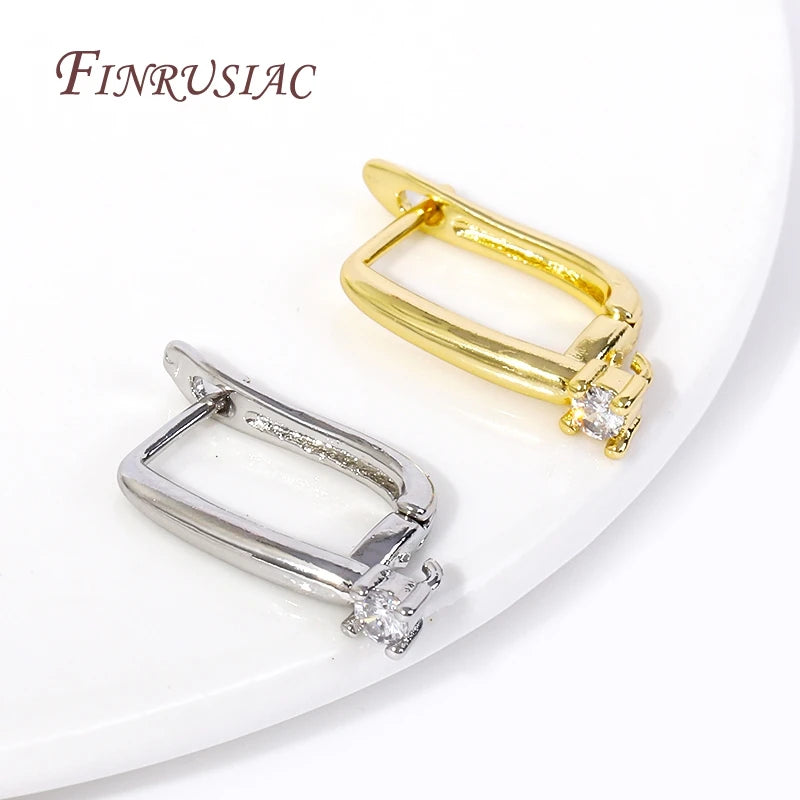 18K Gold Plated Hypoallergenic Earring Hook Findings | DIY Earring Hook Findings P3