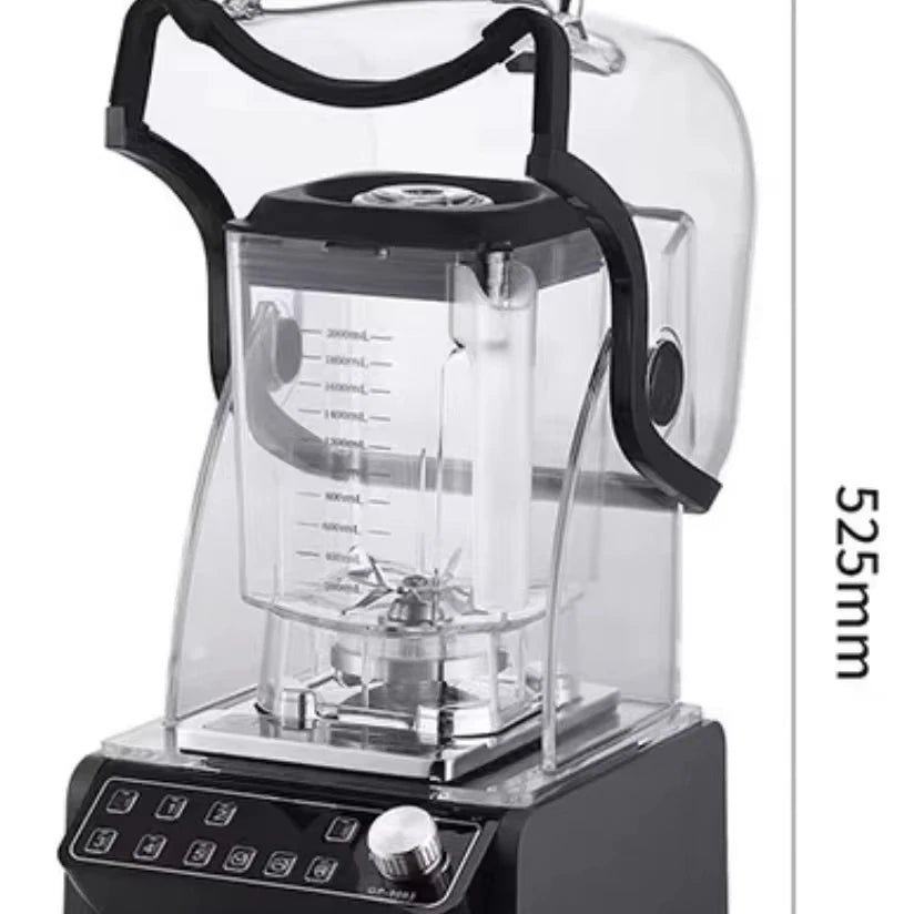 DUTRIEUX 1800W Commercial Blender | High-Speed 2L Smoothie Blender Commercial Blender P3 Black EU Plug