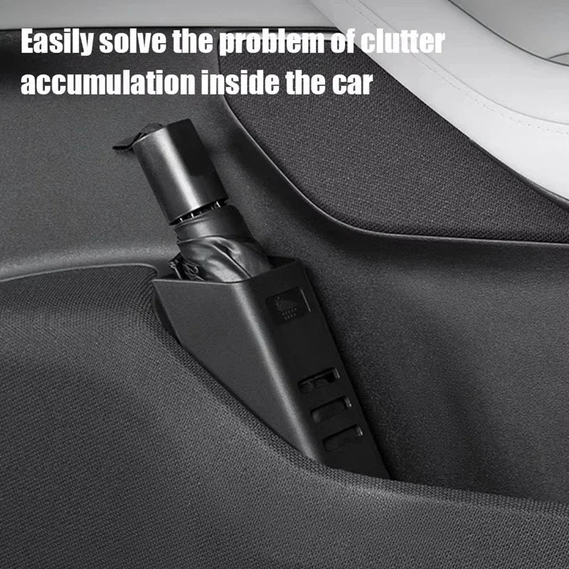 Car Umbrella Holder & Multi-Purpose Cup Bottle Storage Rack Car Storage Organizer P3