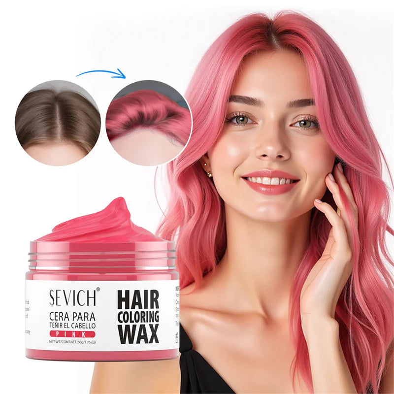 Sevich Hair Colour Wax | 13 Colors Temp Dye for Halloween Temporary Hair Color Wax P3